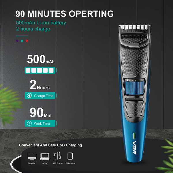 Тример VGR V-053B з Регулятором Висоти та Універсальною Насадкою Тример VGR V-053B з Регулятором Висоти та Універсальною Насадкою