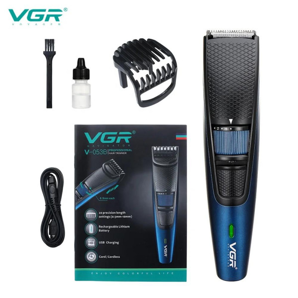 Тример VGR V-053B з Регулятором Висоти та Універсальною Насадкою Тример VGR V-053B з Регулятором Висоти та Універсальною Насадкою