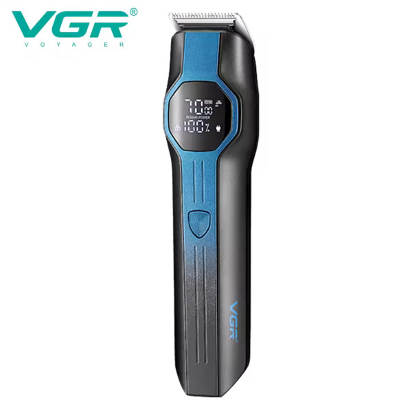 Набор для стрижки VGR 13 в 1 V-173 BLUE, 13 насадок, LED display