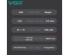 Набор для стрижки VGR 13 в 1 V-173 YELLOW, 13 насадок, LED display