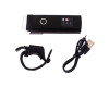 Велоліхтар HJ-047-XPG ULTRA LIGHT, ALUMINUM, AVTOLIGHT SENSOR, Waterproof, аккум., ЗУ microUSB