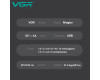 Комплект VGR 2 в 1 V-600&900 GREEN, аккумуляторная машинка для стрижки (clipper) и триммер, 10 насадок, LED display, 7000 RPM