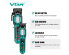 Комплект VGR 2 в 1 V-600&900 GREEN, аккумуляторная машинка для стрижки (clipper) и триммер, 10 насадок, LED display, 7000 RPM