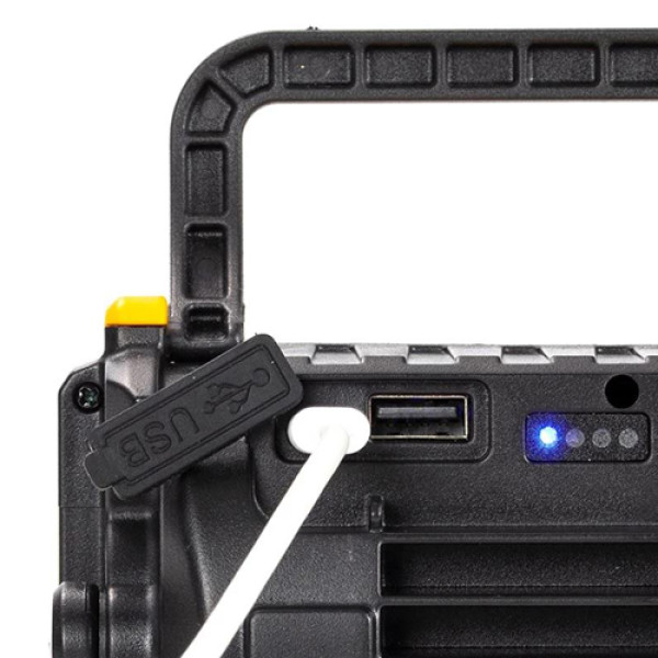 Ліхтар Портативний W880-2-COB White+Red+Blue Power Bank Li-Ion Акумулятор ЗУ Type-C Box