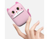 Термопринтер дитячий A8 Cat printer pink, bluetooth, ЗП Type-C
