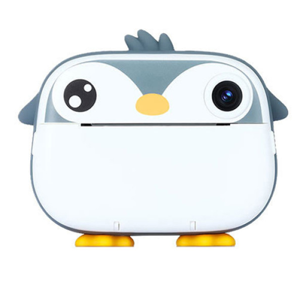 Фотоапарат дитячий з термодруком M05 GREY PENGUIN