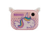 Фотоапарат дитячий миттєвого друку YT008, PINK UNICORN з підтримкою microSD card, 3Y+