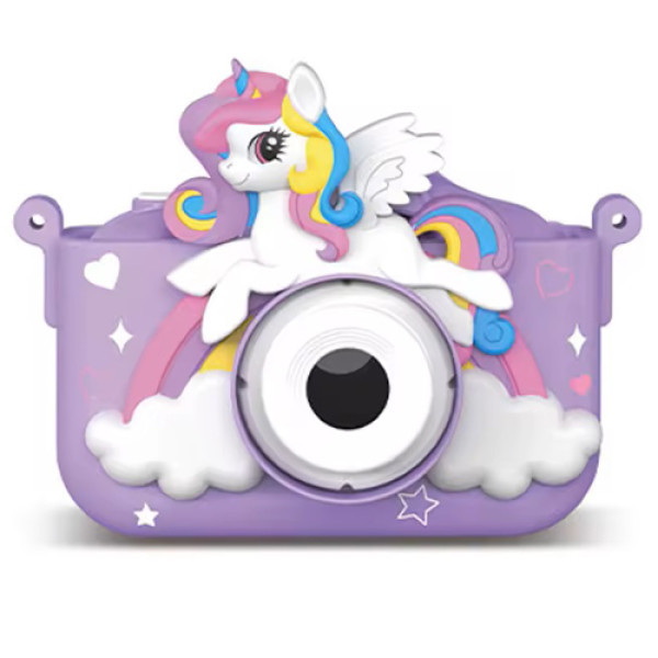 Фотоапарат дитячий X2A, PURPLE UNICORN