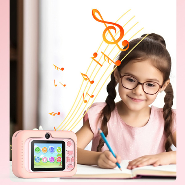 Фотоапарат дитячий Q6, DINOSAUR, pink