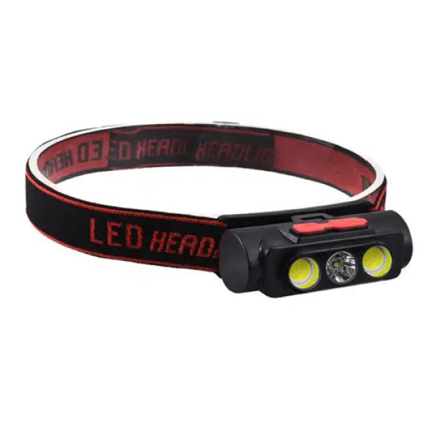 Ліхтар Налобний PLD-2119B-XPE+2COB White+Red 1х18650 ЗП Type-C Box Ліхтар Налобний PLD-2119B-XPE+2COB White+Red 1х18650 ЗП Type-C Box