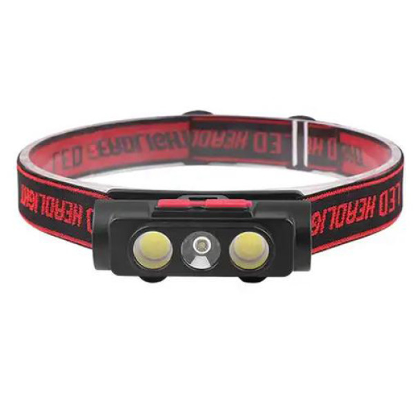 Ліхтар Налобний PLD-2119B-XPE+2COB White+Red 1х18650 ЗП Type-C Box Ліхтар Налобний PLD-2119B-XPE+2COB White+Red 1х18650 ЗП Type-C Box