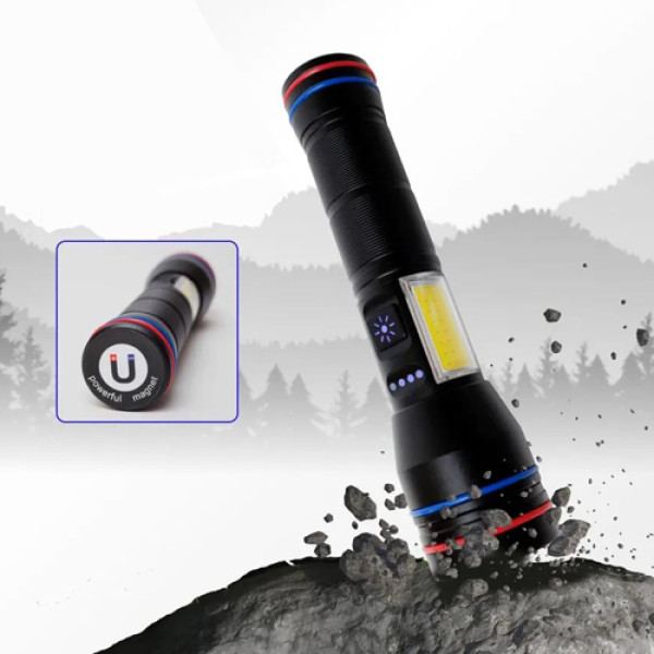 Ліхтар PLD-231 WHITE LASER LED PM10-TG+COB White+Red 1х18650 Power Bank Індикація Заряду ЗУ Type-C Магніт Zoom Box Ліхтар PLD-231 WHITE LASER LED PM10-TG+COB White+Red 1х18650 Power Bank Індикація Заряду ЗУ Type-C Магніт Zoom Box