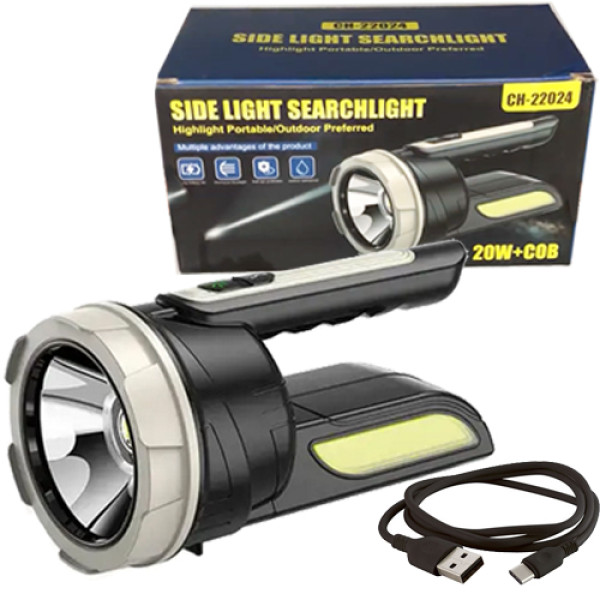 Ліхтар Портативний CH-22024-5W+COB Li-Ion Акумулятор ЗУ Type-C Box Ліхтар Портативний CH-22024-5W+COB Li-Ion Акумулятор ЗУ Type-C Box