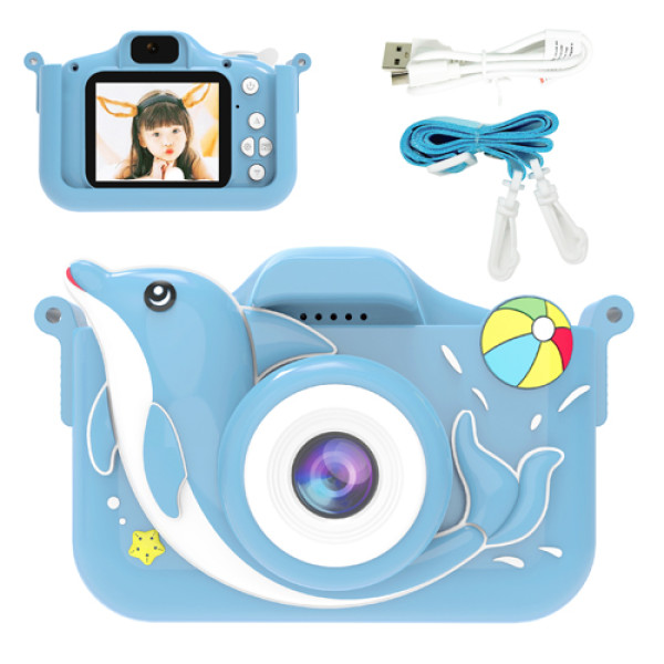 Фотоапарат дитячий ET015, BLUE WHALE