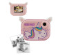 Фотоапарат дитячий миттєвого друку YT008, PINK UNICORN з підтримкою microSD card, 3Y+