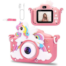 Фотоаппарат детский X2A, PINK UNICORN