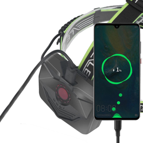 Ліхтар налобний BL-A12-3-P90, 3x18650, zoom, ЗУ Type-C, Box