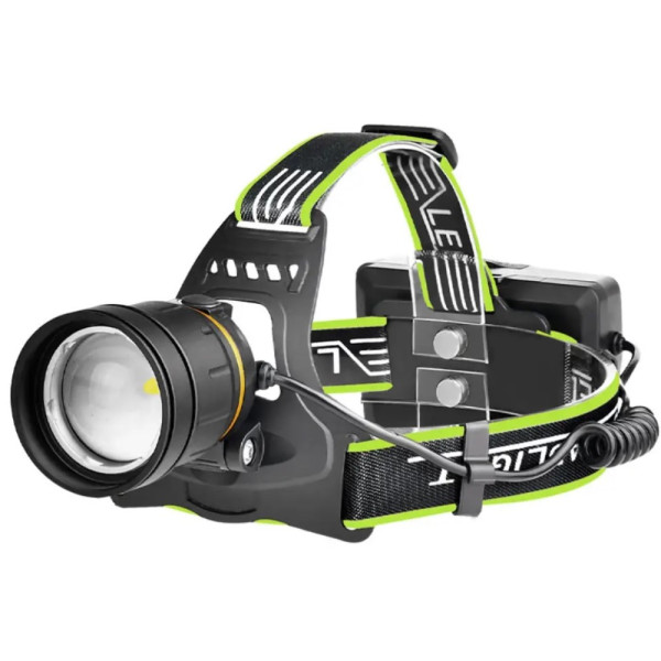 Ліхтар налобний BL-A12-3-P90, 3x18650, zoom, ЗУ Type-C, Box