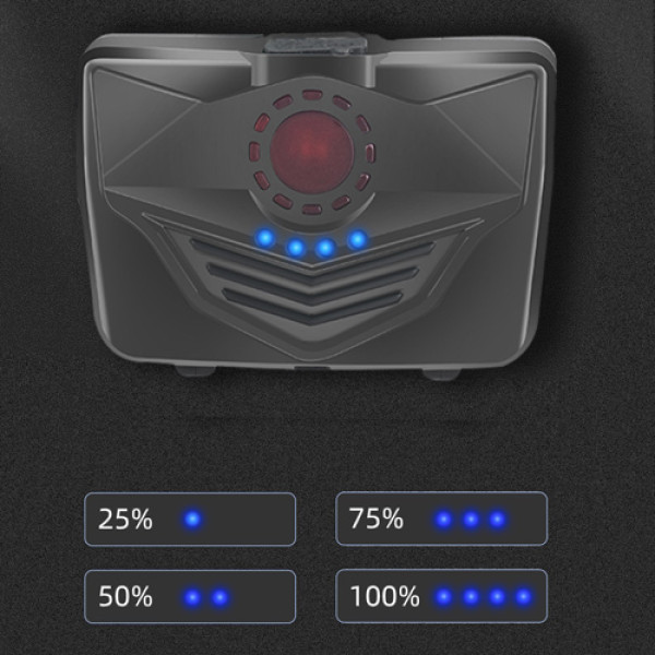 Ліхтар Налобний BL-A14-3-P90 Power Bank 3x18650 Zoom ЗП Type-C Box Ліхтар Налобний BL-A14-3-P90 Power Bank 3x18650 Zoom ЗП Type-C Box