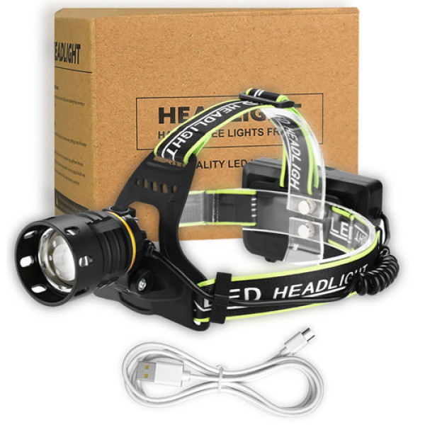 Ліхтар Налобний BL-A14-3-P90 Power Bank 3x18650 Zoom ЗП Type-C Box Ліхтар Налобний BL-A14-3-P90 Power Bank 3x18650 Zoom ЗП Type-C Box