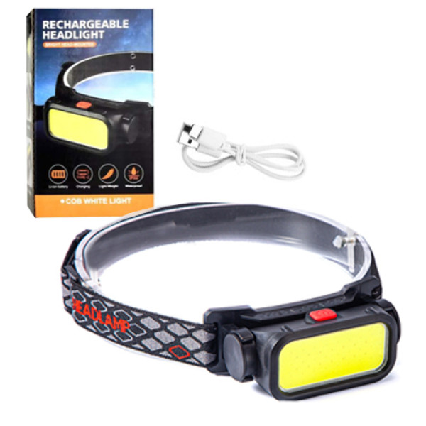 Ліхтар Налобний BL-008+COB White+Red Li-Ion Акумулятор ЗП Type-C Box Ліхтар Налобний BL-008+COB White+Red Li-Ion Акумулятор ЗП Type-C Box