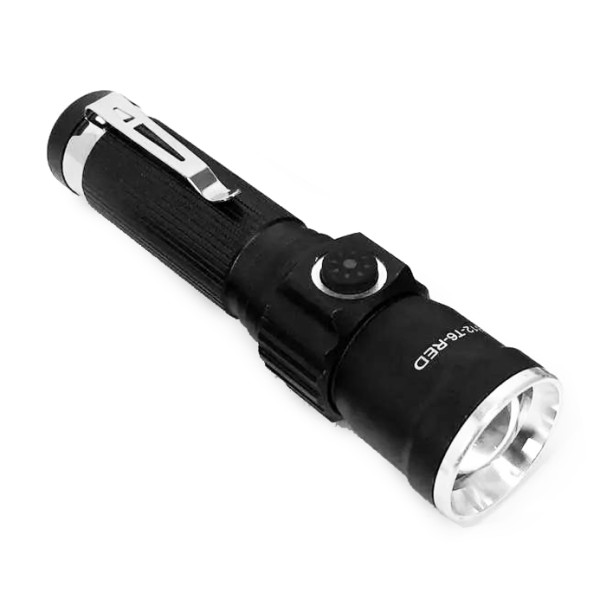 Ліхтар PLD-1812-T6 Red 1x18650 Індикація Заряду ЗУ Type-C Zoom Box Ліхтар PLD-1812-T6 Red 1x18650 Індикація Заряду ЗУ Type-C Zoom Box