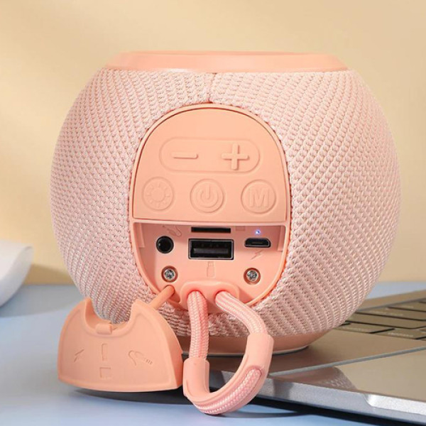 Bluetooth-Колонка TG337 с RGB Подсветкой Speakerphone Радио Pink Bluetooth-Колонка TG337 с RGB Подсветкой Speakerphone Радио Pink