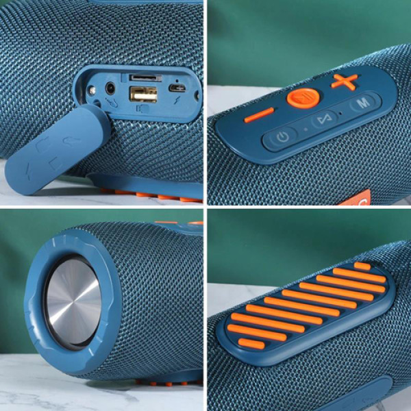 Bluetooth-Колонка TG341 c Функцией Speakerphone Радио Blue Bluetooth-Колонка TG341 c Функцией Speakerphone Радио Blue