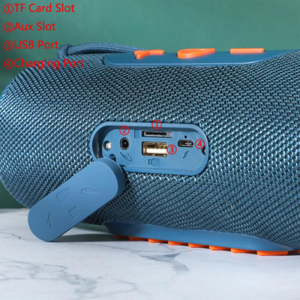 Bluetooth-Колонка TG341 c Функцией Speakerphone Радио Blue Bluetooth-Колонка TG341 c Функцией Speakerphone Радио Blue