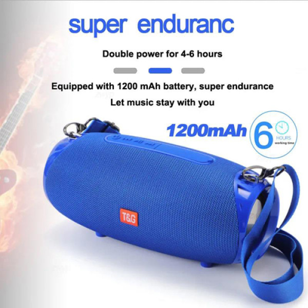 Bluetooth-Колонка TG534 c Функцией Speakerphone Радио Blue