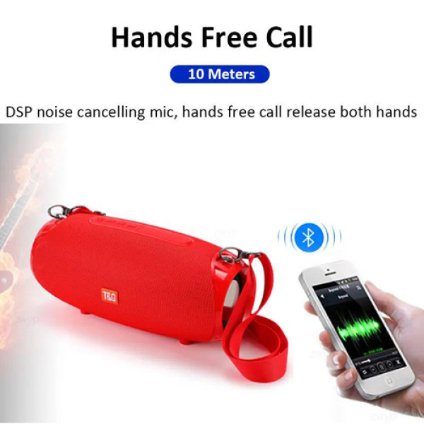 Bluetooth-Колонка TG534 c Функцией Speakerphone Радио Red Bluetooth-Колонка TG534 c Функцией Speakerphone Радио Red
