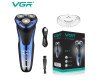 Електробритва VGR V-306, роторна, IPX7, LED display