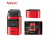 Електробритва VGR V-307 RED Шейвер Подвійне Лезо 2000mAh 9000 RPM Електробритва VGR V-307 RED Шейвер Подвійне Лезо 2000mAh 9000 RPM