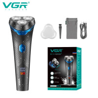 Электробритва VGR V-314 Роторная IPX6 LED Display Электробритва VGR V-314 Роторная IPX6 LED Display