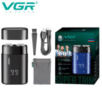 Электробритва VGR V-347 BLACK Роторная IPX7 Электробритва VGR V-347 BLACK Роторная IPX7