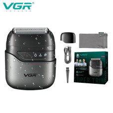 Электробритва VGR V-379 шейвер, двойное лезвие + триммер, IPX7
