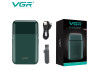 Електробритва VGR V-390 шейвер GREEN, висувний тример