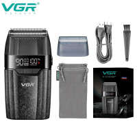 Электробритва VGR V-640S шейвер, двойное лезвие, 9000 RPM, LED Display