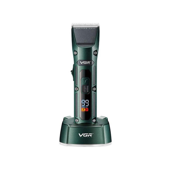 Акумуляторна Машинка Для Стрижки Clipper VGR V-696 4 Насадки LED Display Акумуляторна Машинка Для Стрижки Clipper VGR V-696 4 Насадки LED Display