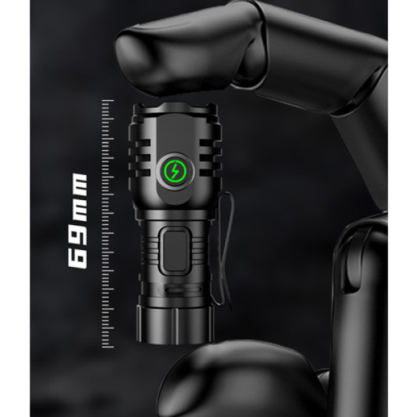 Ліхтар F40-4XPG White+Red 1х16340A Індикація Заряду ЗУ Type-C Чохол Магніт Box Ліхтар F40-4XPG White+Red 1х16340A Індикація Заряду ЗУ Type-C Чохол Магніт Box