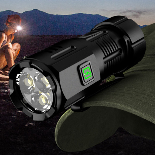 Ліхтар F30-3XPG 1х16340A Індикація Заряду ЗУ Type-C Чохол Магніт Box Ліхтар F30-3XPG 1х16340A Індикація Заряду ЗУ Type-C Чохол Магніт Box