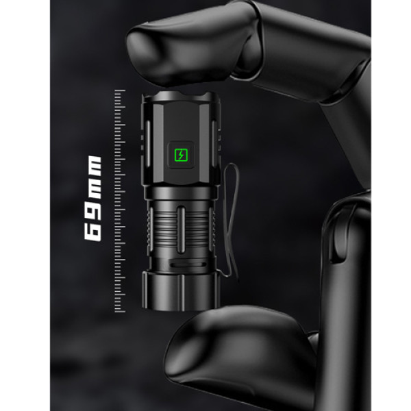 Ліхтар F30-3XPG 1х16340A Індикація Заряду ЗУ Type-C Чохол Магніт Box Ліхтар F30-3XPG 1х16340A Індикація Заряду ЗУ Type-C Чохол Магніт Box