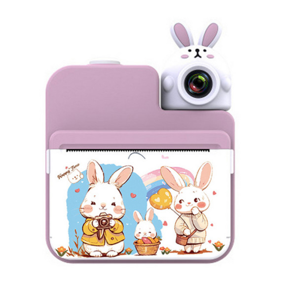 Фотоапарат дитячий миттєвого друку JD30, PINK RABBIT