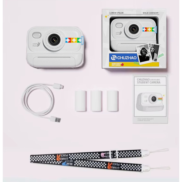 Фотоапарат дитячий миттєвого друку S9, WHITE