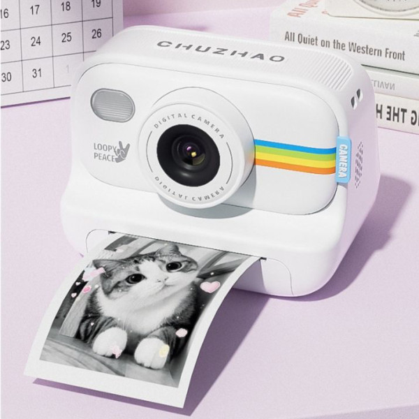 Фотоапарат дитячий миттєвого друку S9, WHITE