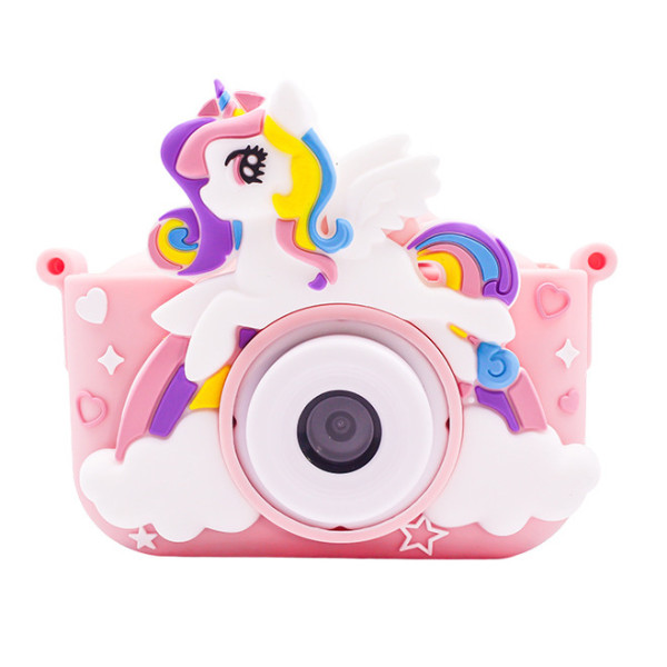 Фотоапарат дитячий X2A, PINK UNICORN