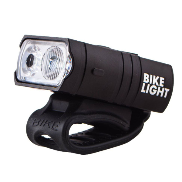 Велоліхтар BK-02Pro-2XPE ULTRA LIGHT, ALUMINUM, індикація заряду, Waterproof, акумулятор, ЗУ Type-C