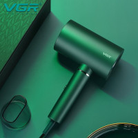 Фен профессиональный VGR V-431 GREEN, 2 уровня обдува, 2 уровня температуры, насадка-концентратор