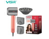 Фен профессиональный VGR V-440 PINK, 3 уровня обдува, 3 уровня температуры, 11000 RPM 3 насадки