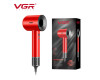 Фен профессиональный VGR V-445 RED, 3 уровня обдува, 4 уровня температуры, 1600 Вт, 110000 RPM